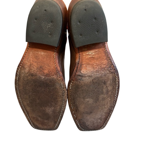 Justin Bent Rail BRL314 Square Toe Western Boots, Sz 6.5 C (also fits Sz 7B) - Picture 14 of 16